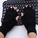 XY Fancy Unisex Plain Basic Fingerless Winter Knitted Gloves