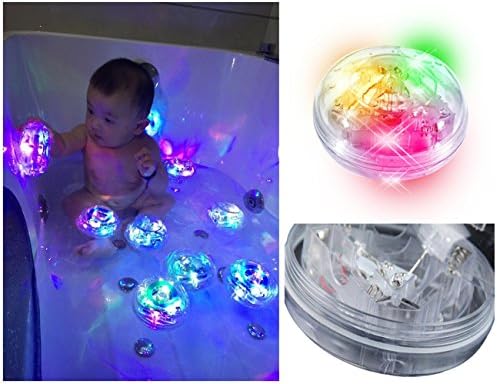 Bath Led Light Bath Bathtub Toys Waterproof Funny Bathroom Bathing Tub LED Lights Toys for Kids Bathtub Play Pack of 1