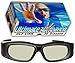 Ultra-Clear HD 144 Hz DLP Link 3D Active Rechargeable Shutter Glasses for All 3D DLP Projectors – BenQ, Optoma, Dell, Mitsubishi, Samsung, Acer, Vivitek, NEC, Sharp, ViewSonic & Endless Others!thumb 2