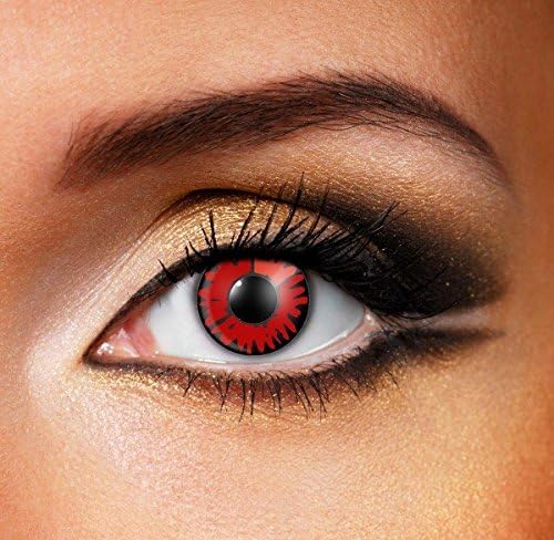 Title: Women Multicolor Cute Charm and Attractive Fashion Contact Lenses Cases Cosmetic Makeup Eye Shadow volturi- with Contact Lens Case By Eyefusion TM