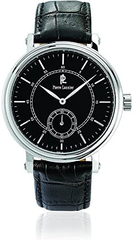 Leather Press PIERRE LANNIER watch small seconds Croco P221C133 Men's [regular imported goods]