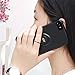 DESOF iPhone 8 Case/iPhone 7 Case with Ring Holder Kickstand Function, iPhone SE (2020) case, 360 Degrees Rotating Ring Holder Grip Case Ultra Slim Thin Hard Cover for iPhone SE/8/7(4.7inch) (Black)