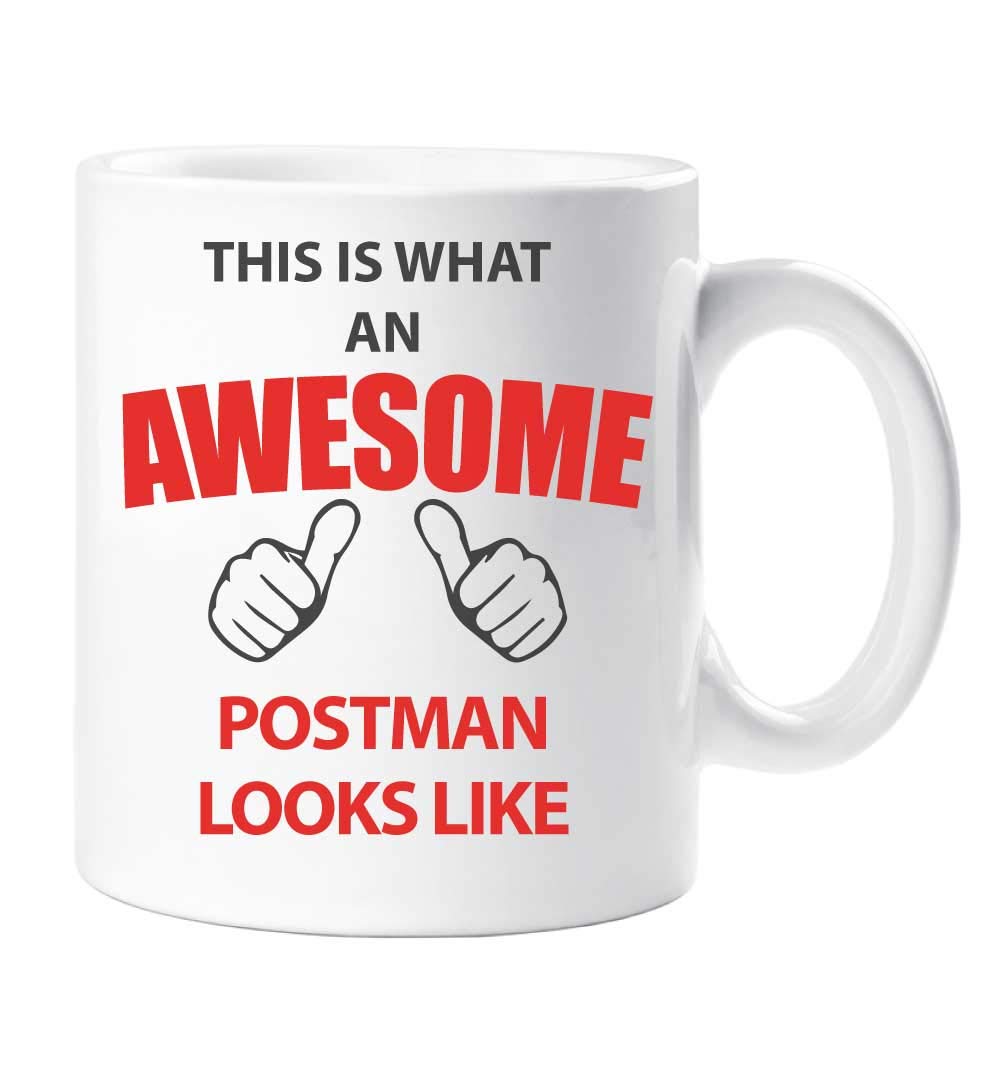 60 Second Makeover Limited This is What an Awesome Postman Looks Like Mug Present Gift Cup Birthday Christmas