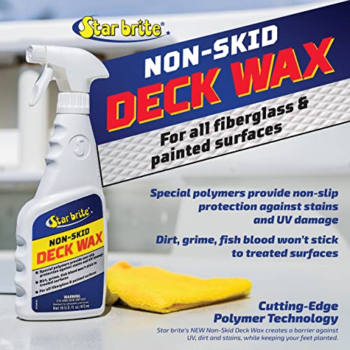 STAR BRITE NonSkid Deck Wax Spray NonSlip Protection From Stains