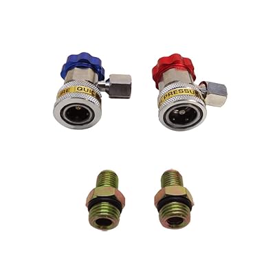 XtremepowerUS A/C Air Condition QUICK COUPLER Adapter High Low Manifol XtremepowerUS A/C Air Condition QUICK COUPLER Adapter High Low Manifol