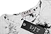 DJT Womens Tie Dyed Hankerchief Hemline Tunic Top Large #17 Grey