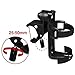 Wheelchair Cup Holders, ProCIV Bike Cup Holder fits Baby Stroller, 360 Degrees Universal Pushchair Bicycle Strollers, Bike, Mountain Bike and Wheelchair, Black