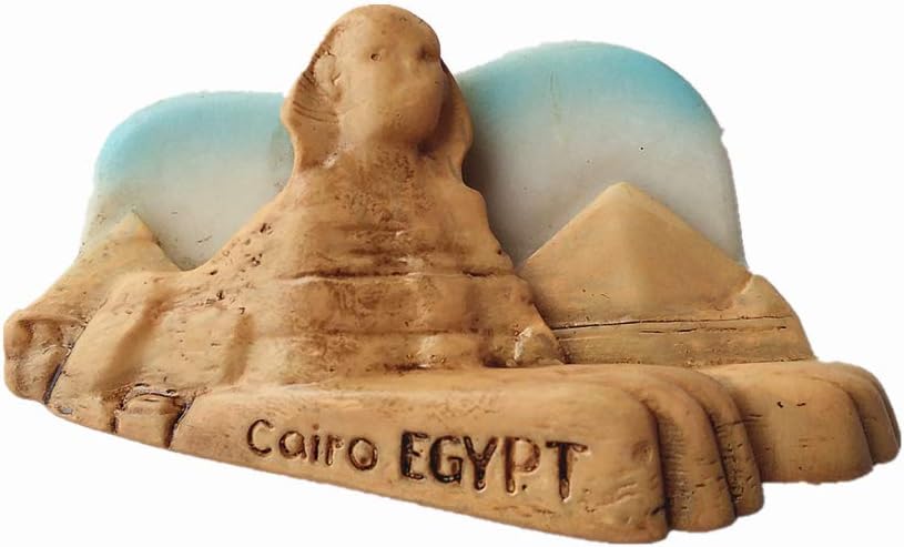 3D Sphinx Cairo Egypt Fridge Magnet Souvenir Gift,Home & Kitchen Decoration Magnetic Sticker Cairo Egypt Refrigerator Magnet Collection