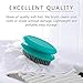 HaloVa Scrubbing Brush, Quality Soft Laundry Clothes Shoes Scrub Brush, Portable Lightweight No Scratch Hands Cleaning Brush with a Comfortable Grip, Green