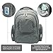 Diaper Bag - Multi-Function Portable Waterproof Nappy Large Backpack for Travel with Baby - Stroller Straps, Changing Mat, Insulated Pockets - Unisex Men & Women-Stylish Cute Design-Grey