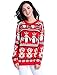 v28 Ugly Christmas Sweater, Women Girl Long Vintage Fun Knit Xmas Warm Pulli Sweater