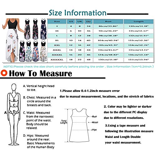 Women\'s Casual Sleeveless Dresses Summer V Neck Maxi Dress Criss Cross Backless Cami Dress Asymmetrical Floral Sundress