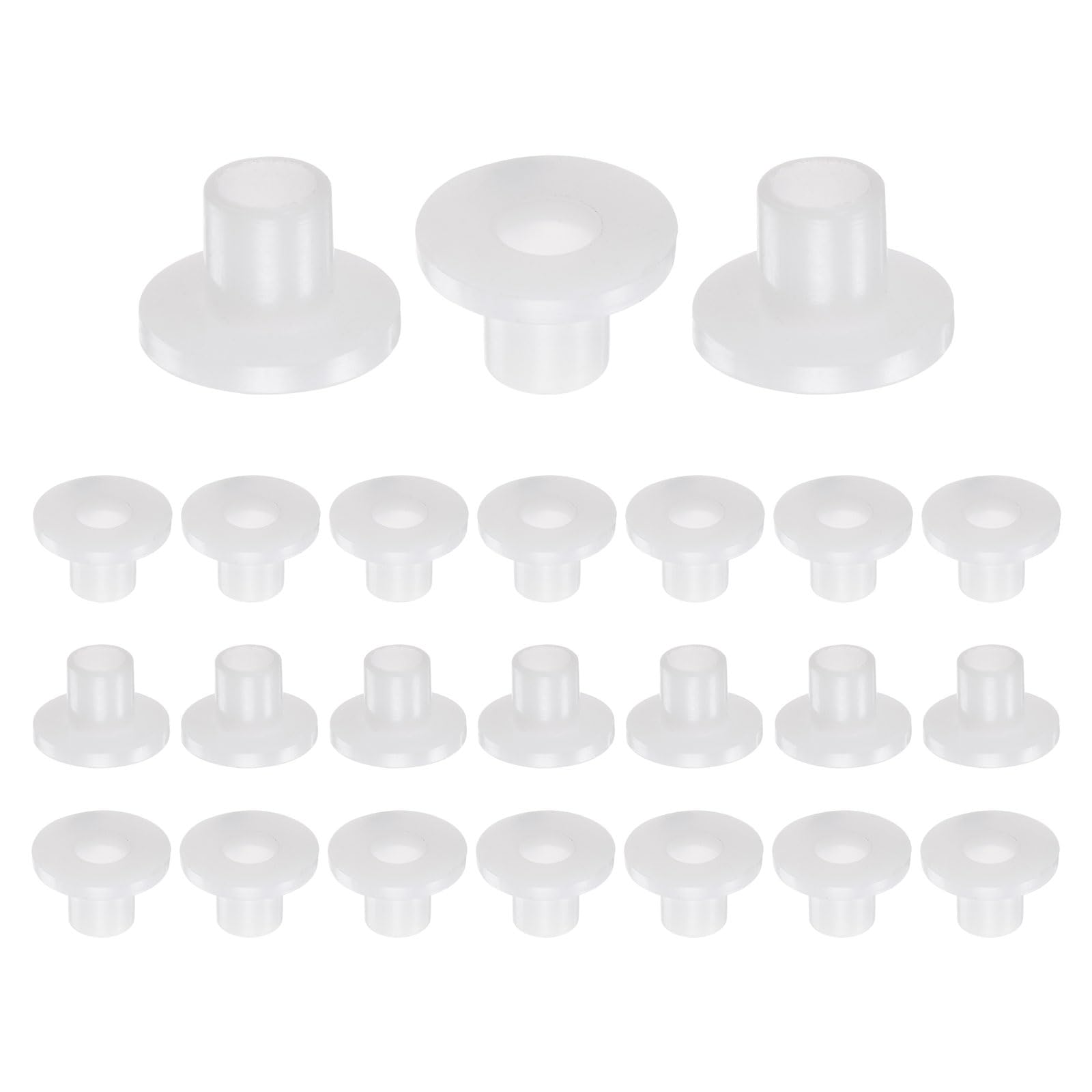uxcell 24pcs Flanged Sleeve Bearings Plastic
