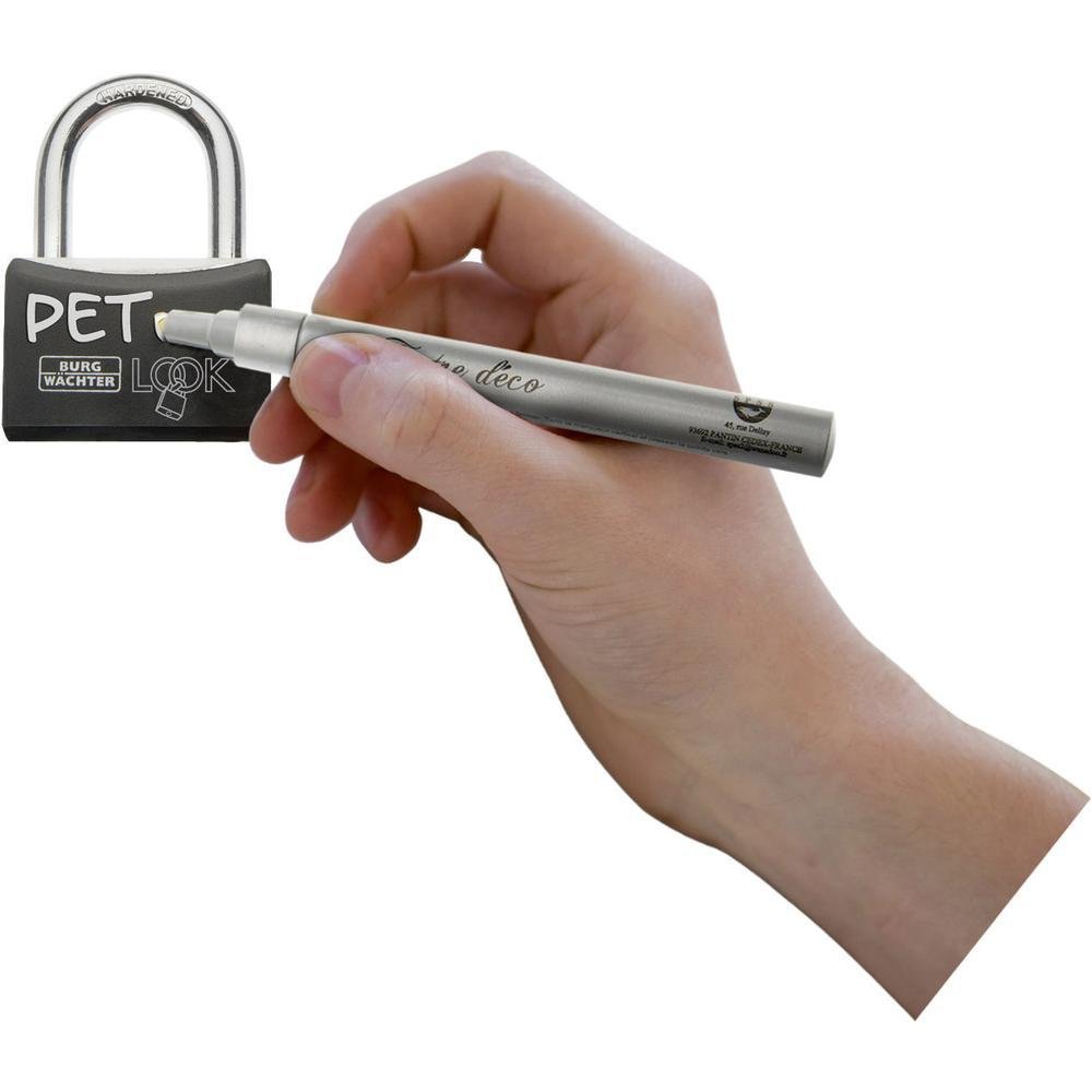 BURG-WÄCHTER, Cylinder-Padlock, Set of 2, 6,3 mm Shackle, Duo 402 50 SB