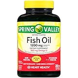 Spring Valley Fish Oil Mini Softgels, 1200 mg, 200 Ct