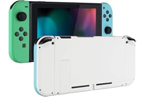 eXtremeRate DIY Replacement Shell Buttons for Nintendo Switch, Mint Green & Heaven Blue Back Plate for Switch Console, Housin