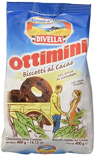 Печенье divella оттимини кольца с шок.400г (8005121214246)
