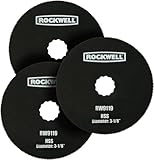 Rockwell RW9119.3 Sonicrafter 3-1/8-Inch HSS Circle Blade, 3-Piece