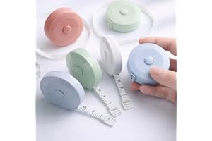 3PCS Body Measuring Tape, 60in Retractable Tape Measure Soft Fabric Sewing Ruler for Body Measurement Weight Loss Cloth Knitt