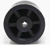 fiXte Rubber Door Stopper Stop Bump Stop 28mm Black Pack of 2 Wall Floor Mounted view 4