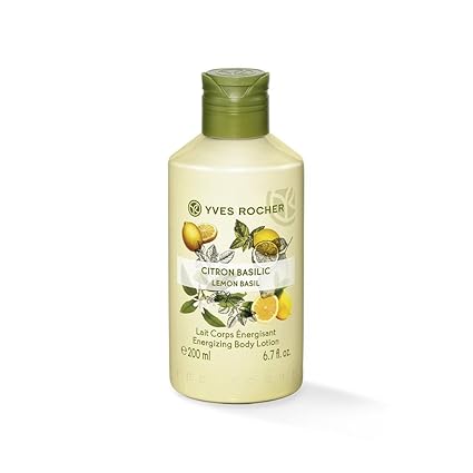 Yves Rocher Energizing Body Lotion, Lemon Basil, 200ml