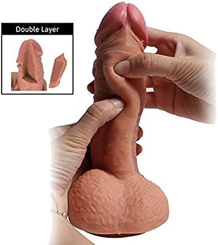 Zeehar Flesh Colored Double Layered Realistic Body M-assager with Strong Suction Cup - 100% Waterproof
