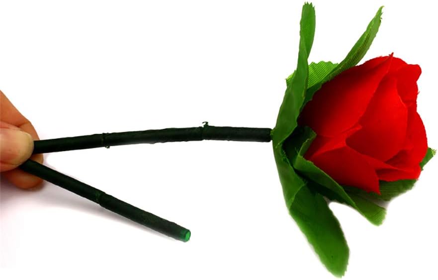 Enjoyer Folding Appearing Rose Flower Magic Tricks Magician Gimmick Illusion Stage Close Up Magic Props,5 Pcs/Lot - Image 5