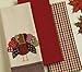 DII Thanksgiving Fall Kitchen Towels Collection Decorative Embellished Dish Towel Set, 18x28