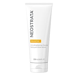 NEOSTRATA ENLIGHTEN Ultra Brightening Gentle Facial Cleanser & Dark Spot Corrector with Extracts of Apricot, Lavender, Hibiscus Seed, Orange Peel & NeoGlucosamine for Hyaluronic Acid, 6.8 ounces