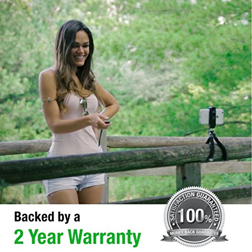 KobraTech Mini Cell Phone Tripod - TriFlex Mini - Flexible iPhone Tripod for Any Smartphone - Thumbnail 5