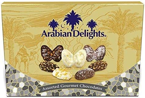 Arabian Delights Assorted Butterfly Shapes ChocoDates Box, 145g