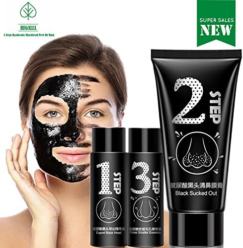 Blackhead Remover Mask - Blackhead Peel Off Mask - Activated Charcoal Blackhead Remover –Face Mask, Blackhead Mask - Black Mask Deep Cleaning Facial Mask for Face Nose