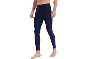 Witkey Men's Long Swim Pants UV Protection Compression Workout Surfing Legging Quick-Dry & Breathable Swimming Pants
