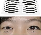 96 Pairs Lady Party Cosmetics Makeup Perfect Radian Double Eyelid Stickers Waterproof Eyeline Sticker