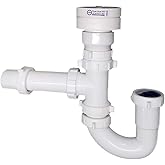 Tuuber Air Admittance Valve Trap Assembly Kit with 1-1/2 inch Tuuber Vent 2x Superior Seal Air Admittance Valve