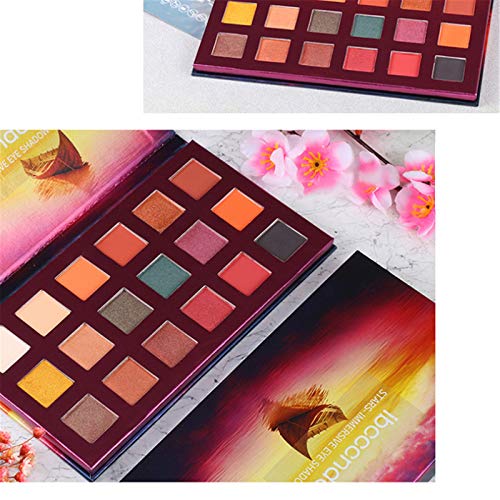 Woaills Home 12-Color Eyeshadow Palette, The Best Professional Eyeshadow Palette for Makeup, high-Pigment Makeup, Easy to Mix and Color, Metallic Eyeshadow Makeup Set