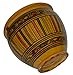 Handmade Ceramic Flower Pot Moroccan Indoor Outdoor Mediterranean Spanish Style Garden Drain Hole Planter Yellow