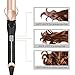 Anjou 1 inch Curling Iron with Tourmaline Ceramic Coating, Hair Curling Wand with Anti-Scalding Insulated Tip (200°F - 410°F, Heat Resistant Glove)
