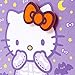 Hallmark Halloween Greeting Card for Girl (Hello Kitty Wearable Hair Barrette)