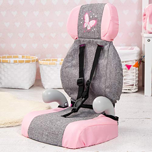 Bayer Design 67533AA Deluxe Puppen-Autositz, Puppensitz, Puppenzubehör, mit Gurt, 46cm – Bild 5