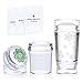 BORN PRETTY 3Pcs Nail Art Jelly Stamper with Scrapers Set Transparent Soft Clear Dual-end manicuring Print DIY Tool Kit