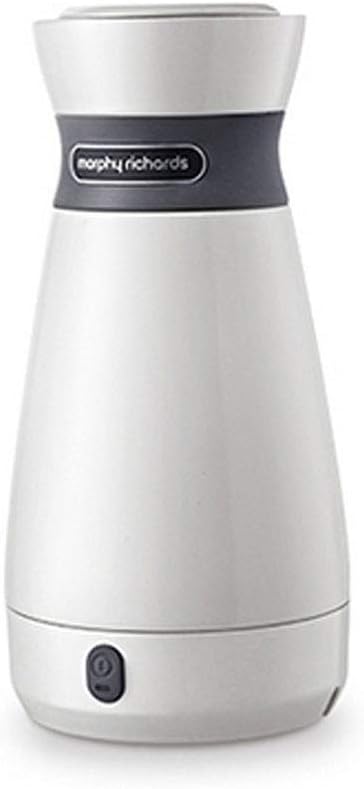 Mini Portable Travel Electric Kettle, 0.5L, White,Easy To Carry， Travel, Small Capacity,heat Preservation, Applicable Voltage: 110V~220V (Color : White)