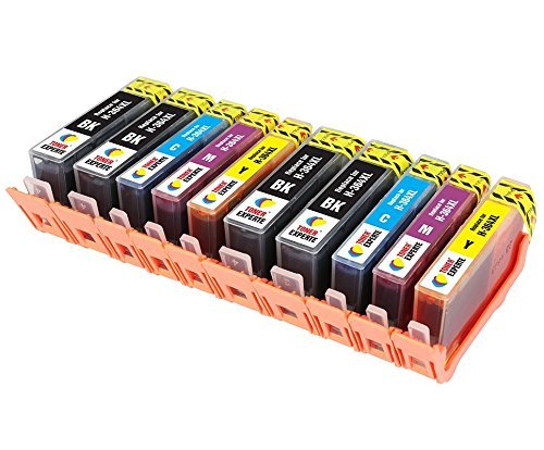 TONER EXPERTE® 10 XL (2 SETS + 2 BLACK) Compatible Ink Cartridges Replacement for 364XL Photosmart 5510 5515 5520 6510 6520 B110a Plus B209a B210a Deskjet 3070A 3520 Officejet 4610 4620