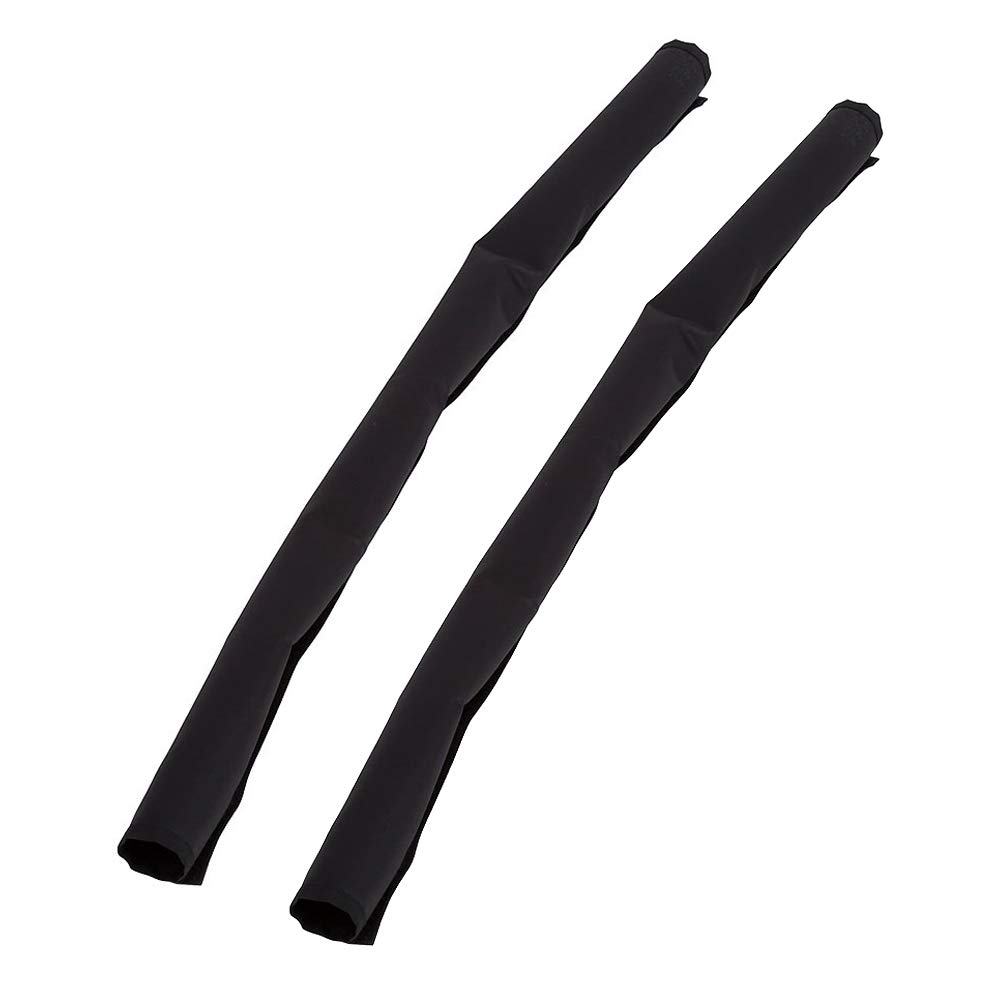 Baby Pushchair Strap Covers Grip Protector Buggy Replacement Handrail Hand Glove Infant Toddler Pram Bumper Stroller Bar Handle Sleeve (2 Pcs Black)