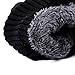 Balaclava Ski Mask 2 Pcs - Windproof Warmer Fleece Adjustable Winter Mask for Men Women Black