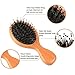 FESHFEN Mini Hair Brush - Travel Size, Relaxing, All Hair Types, Unisex, Kids & Women