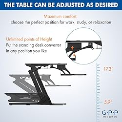 G-PACK PRO Standing Desk Converter – 42" Wide