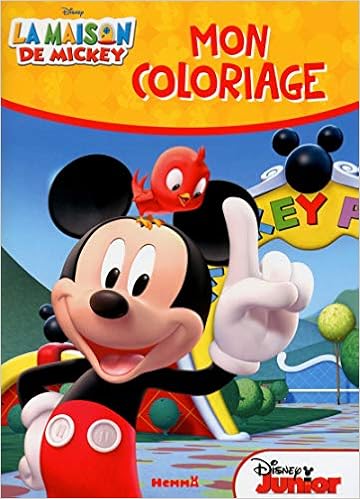 La Maison De Mickey Mon Coloriage Amazon Fr Disney Livres