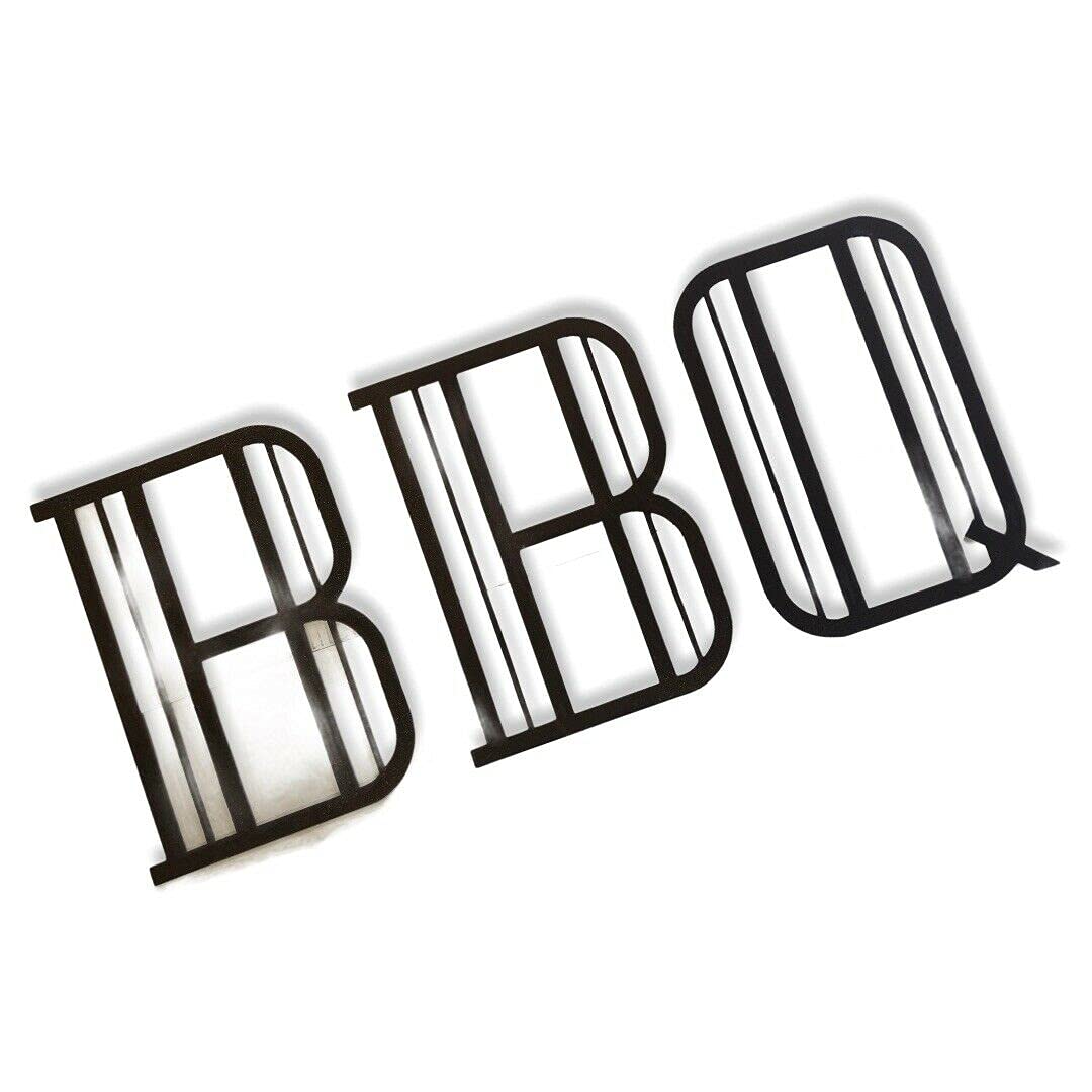 Garden Bbq Sign, Art Deco Lettering, Rustic Letters, Garden Art, Wall Feature, Home Bar Decor, Home And Garden Gift, Gift For Bbq Lover, Unique Decoration,