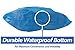 NoDirt Ultra Premium Disposable Boot & Shoe Covers - Waterproof, Skid-Proof Bottom - One Size Fits All Up to XL (50 Count)
